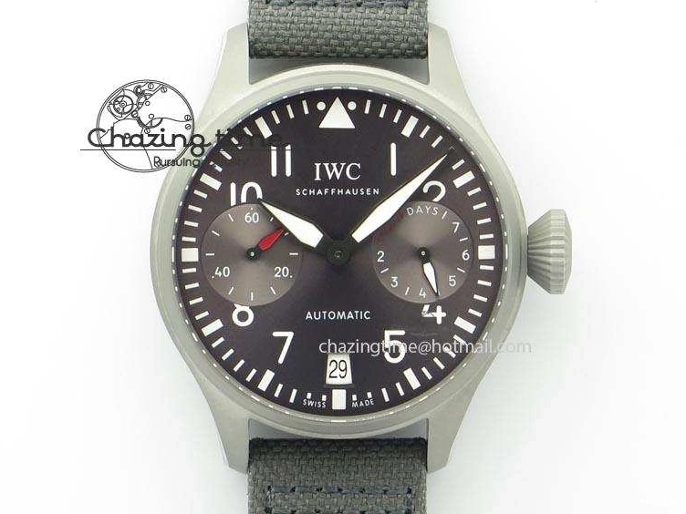 MIROTIME 1230 SunProtective Big Pilot Real PR IW500910 “Patrouille Suisse” ZF 1:1 Best Edition On Gray Nylon Strap 7278